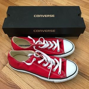 Converse Low Top - Red, US M 8.5